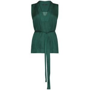 BCBGMAXAZRIA women’s top blouse green size s small NWT